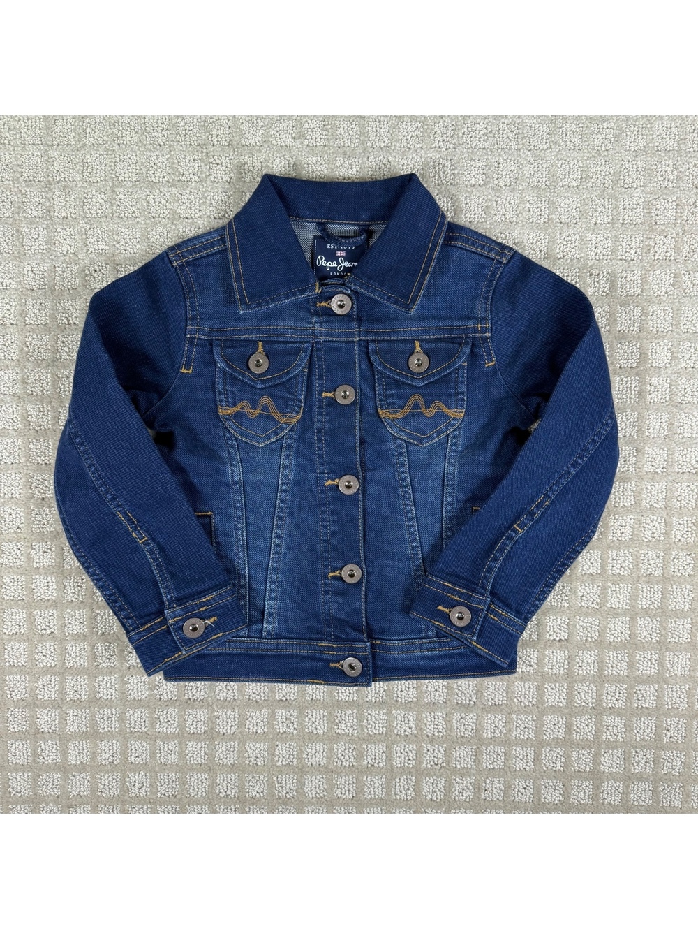 Pepe Jeans Dark Wash Denim Jacket Kids 4